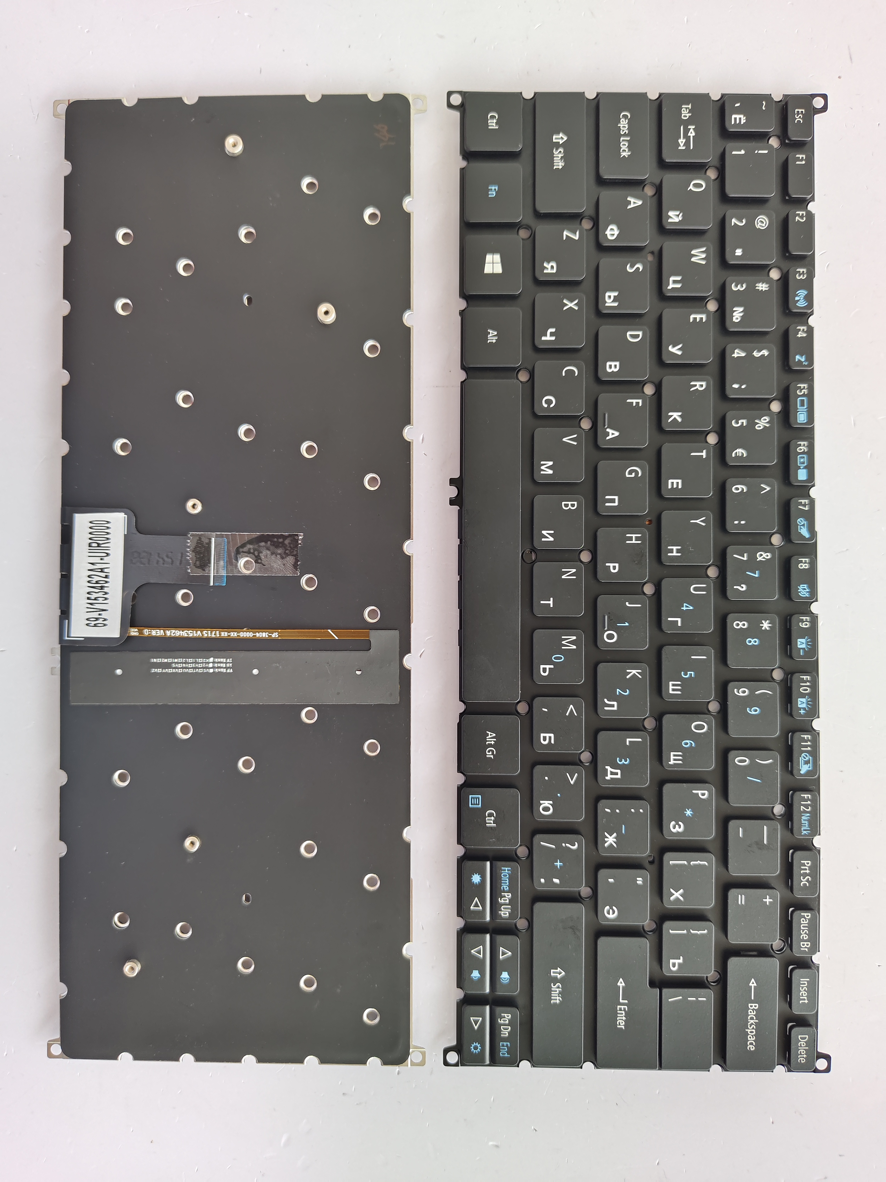 Picture of New Replacement Laptop Keyboard For ACER R5-471/R7-372 BLACK Backlit RU Layout